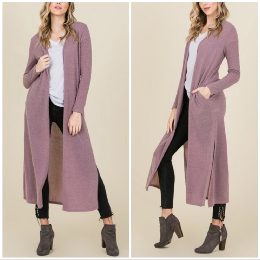 Mauve Cardigan